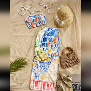 2 Piece Vacation Maxi Skirt Set